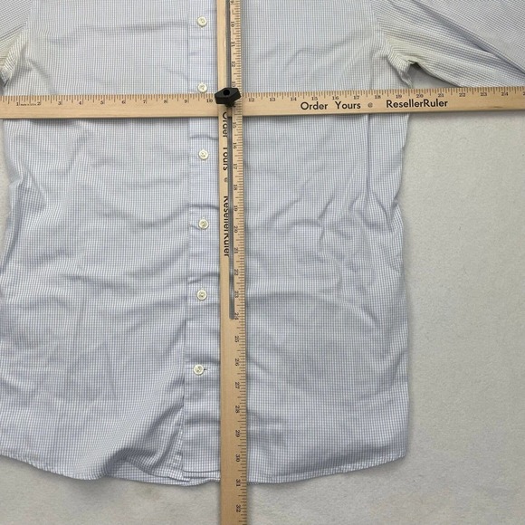 Eton Mens White Long Sleeve Collared Button Front Dress Shirt EUR 41 16 - Picture 9 of 11